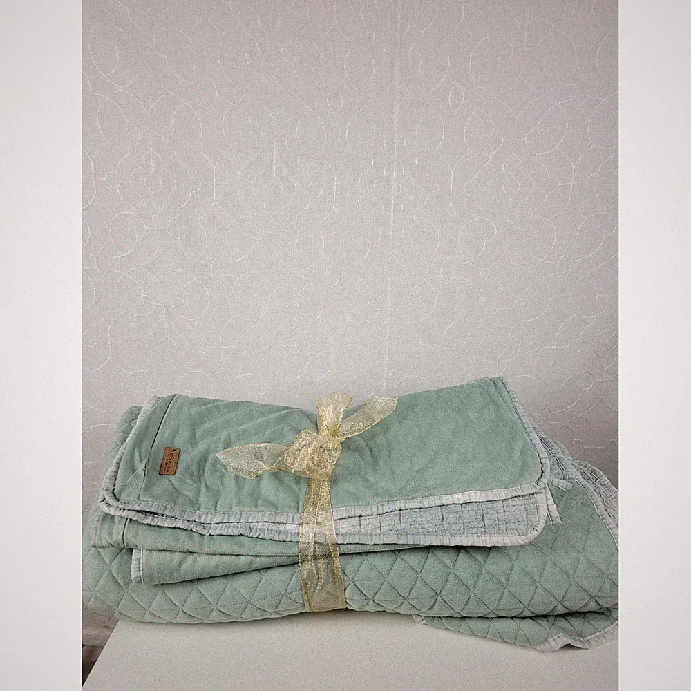 Kookaburra by Ugg Tanami Quilt Set King Green Blanket Shams Home Bedding