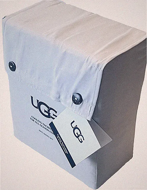 NWT UGG®KING SHEET SET IN STONE-ALAHNA COOLING TECHNOLOGY ALL-SEASON MSRP $128