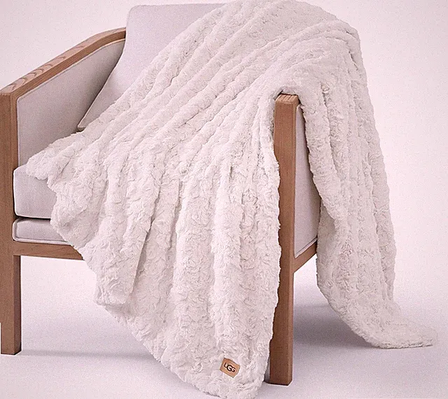 UGG Adalee Faux Fur Throw Blanket – OPEN BOX