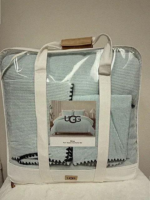 UGG Brisa 3-Piece Full/Queen Comforter Set New