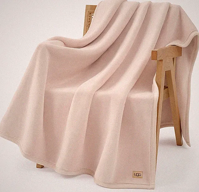 UGG Coco Plush Throw Blanket – Cozy Soft Fleece Blanket for Couch, Bed, Chair