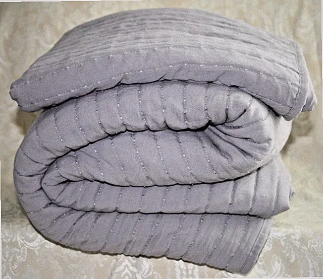 UGG Devon XL Twin QUILT Comforter SET in SEAL GRAY with PILLOW SHAM Light Weight
