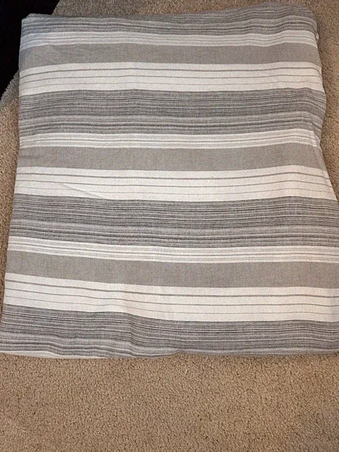 UGG Home Duvet Cover Tatum Stripe Grey Multi Turkish Cotton KING read Descript